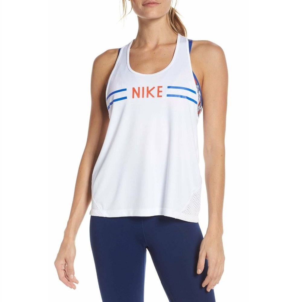 NIKE Women Dry Miler Racerback Tank | Size Medium